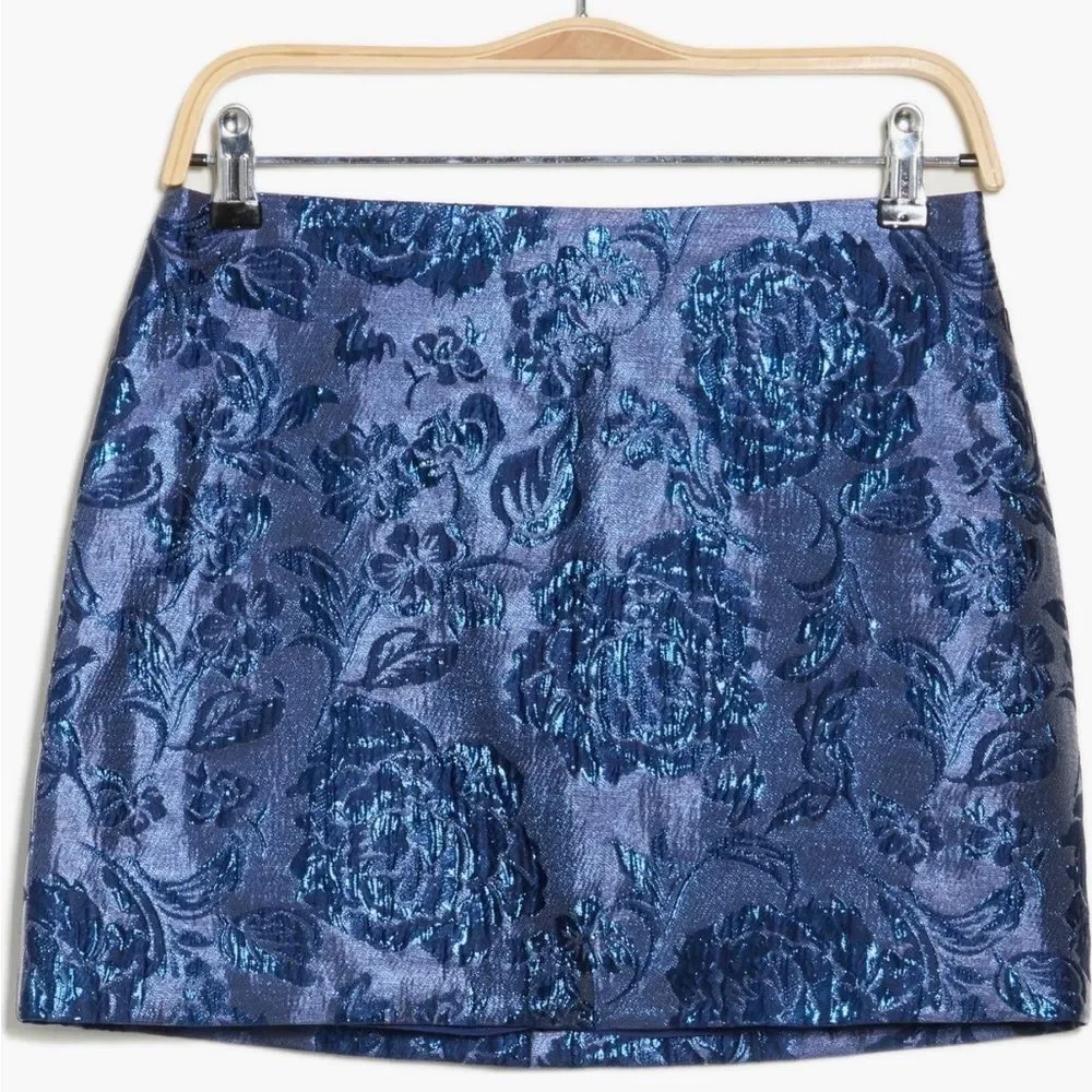 NWT Alice + Olivia Elana Floral Brocade Miniskirt $275